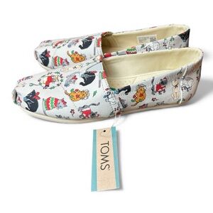 Tom’s Holiday Cat Shoes NWT